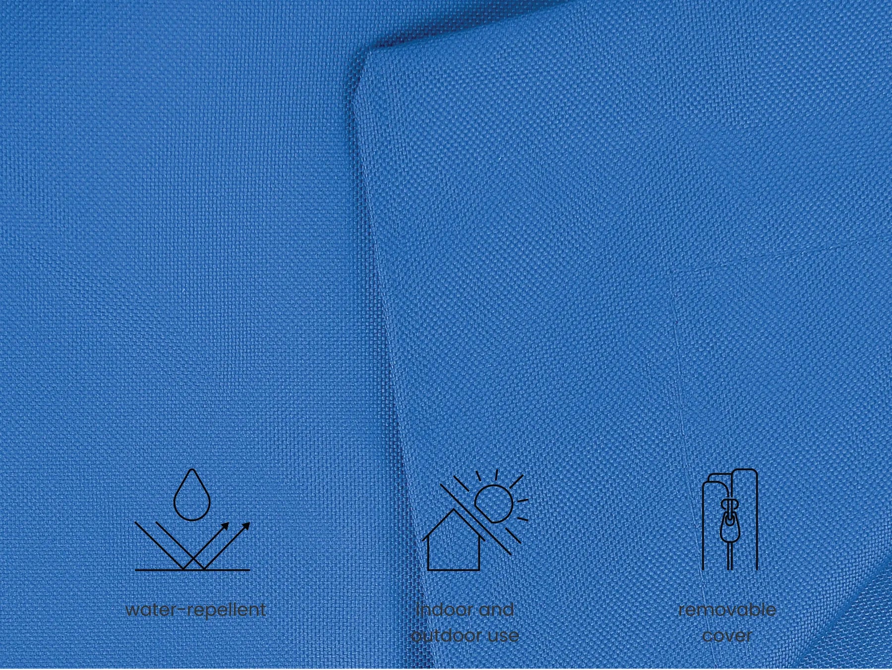 Bean Bag 600 L FUZZY 180 cm 230 cm Dark Blue