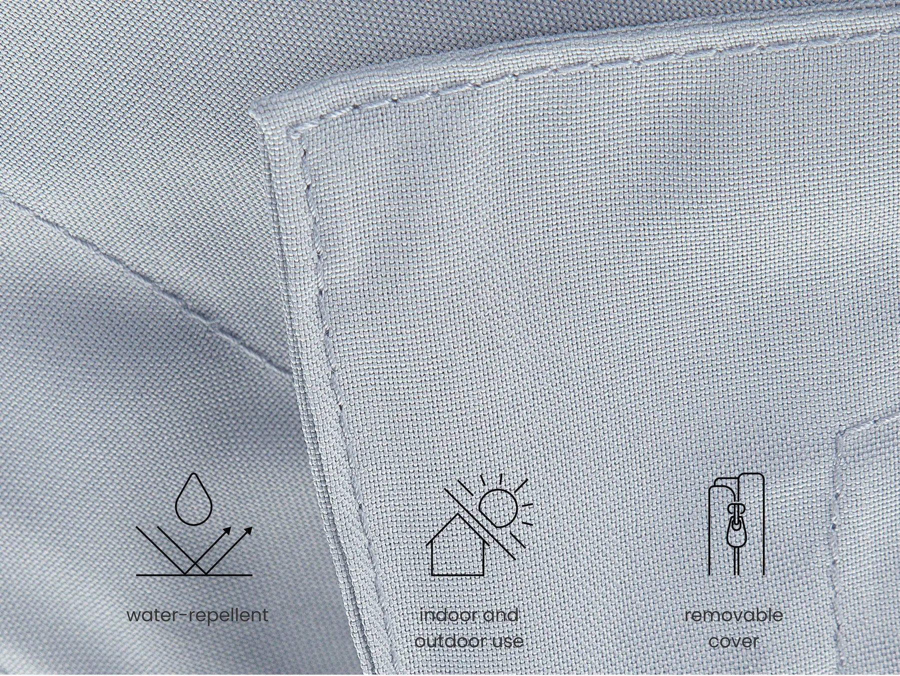 Bean Bag 300 L FUZZY 140 cm 180 cm Light Grey