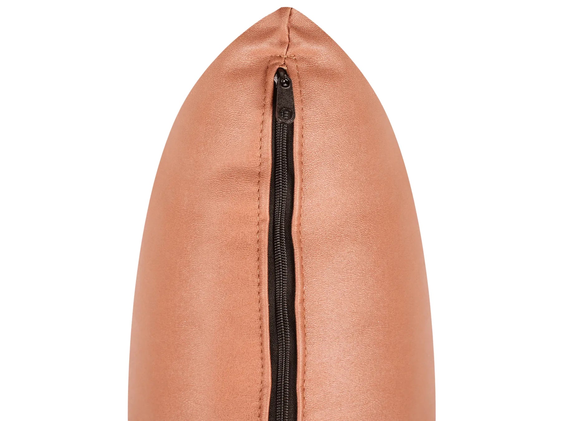 1-Seat Section BRANDE Faux Leather Golden Brown