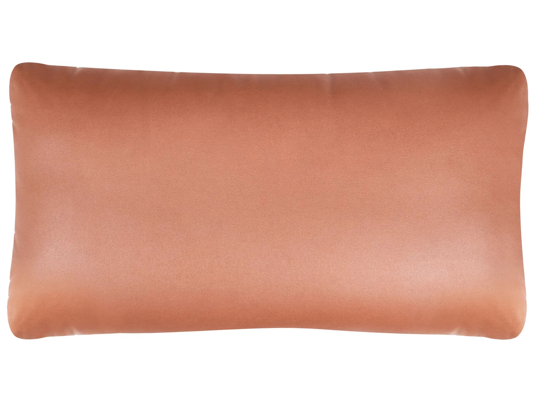 Right-Hand Chaise Lounge BRANDE Faux Leather Golden Brown