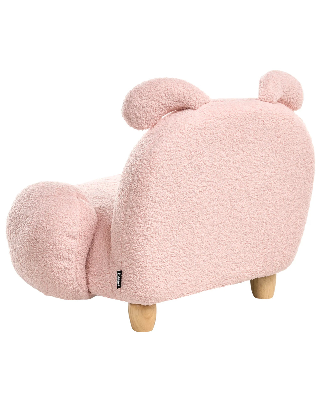 Kids Armchair Rabbit KANNA Boucle Pastel Pink