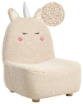 Kids Armchair Unicorn LULEA Boucle Light Beige