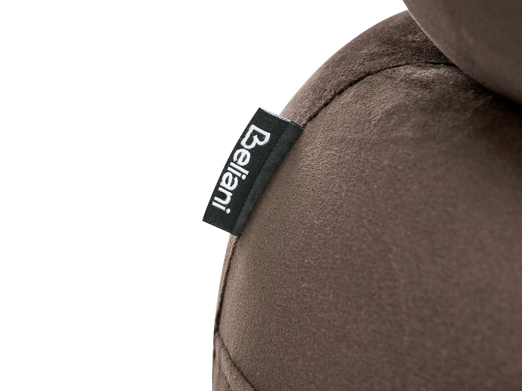 Sofa 2 Seater HELLE Velvet Dark Brown