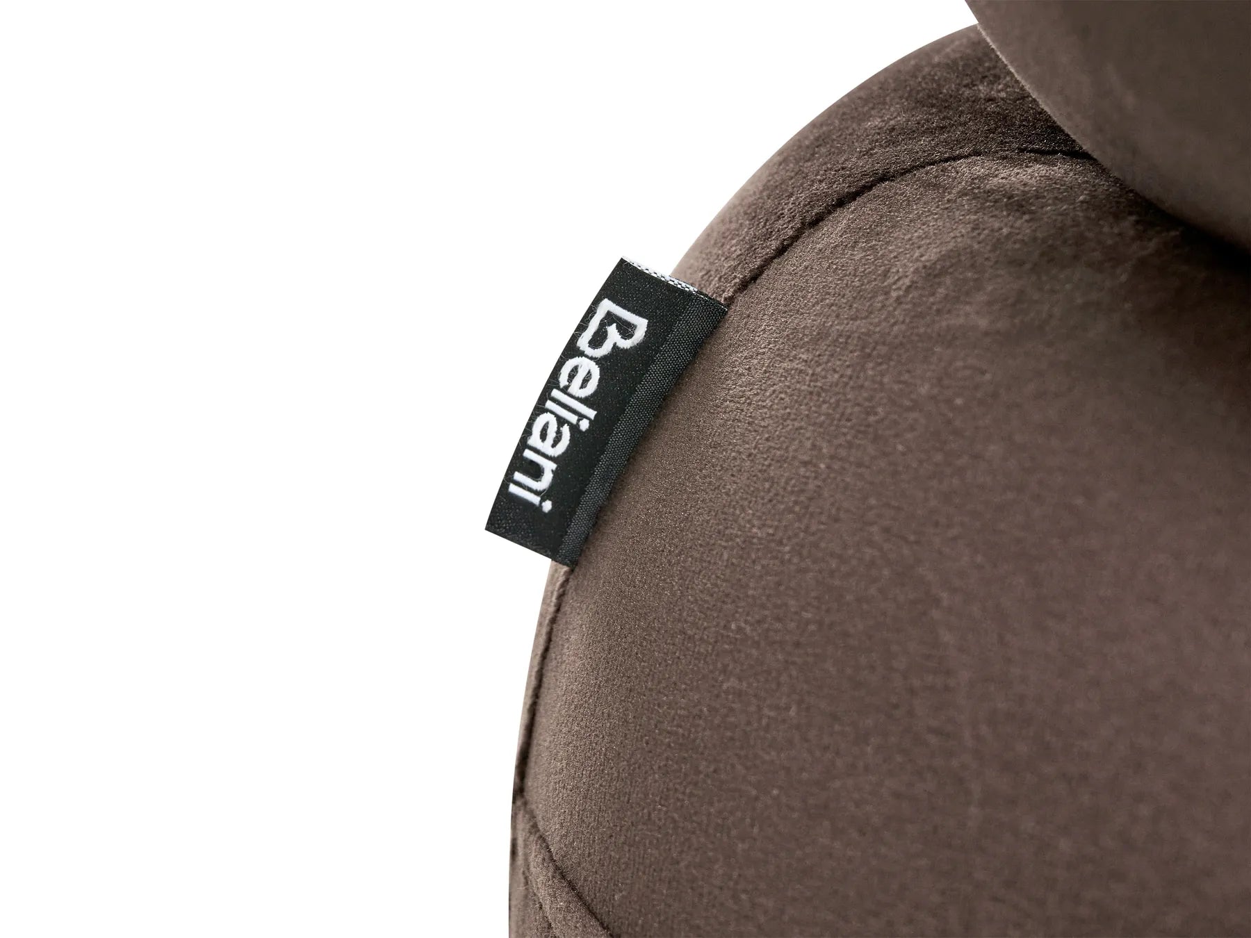 Sofa 2 Seater HELLE Velvet Dark Brown