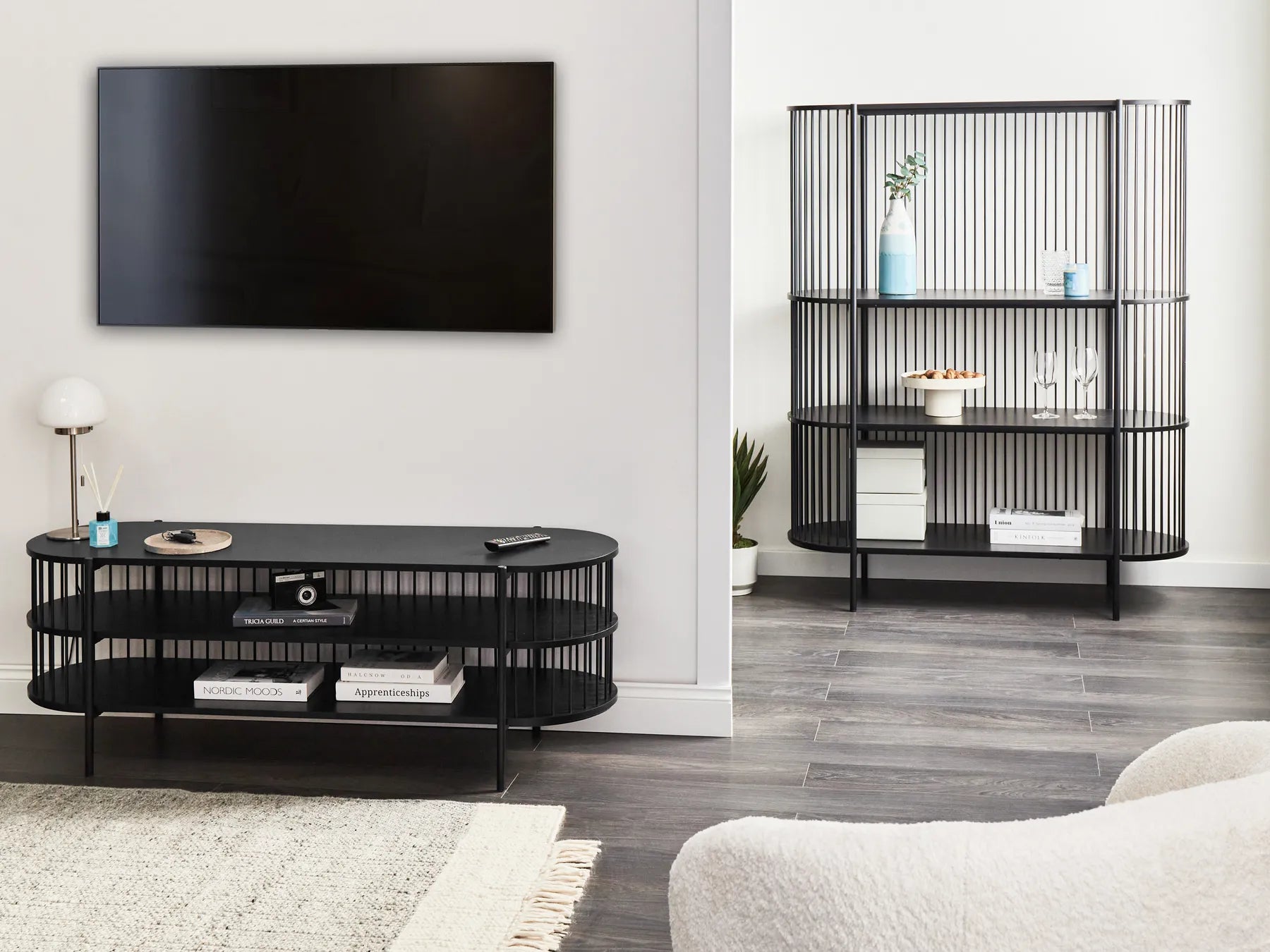TV Stand BIRSON Black