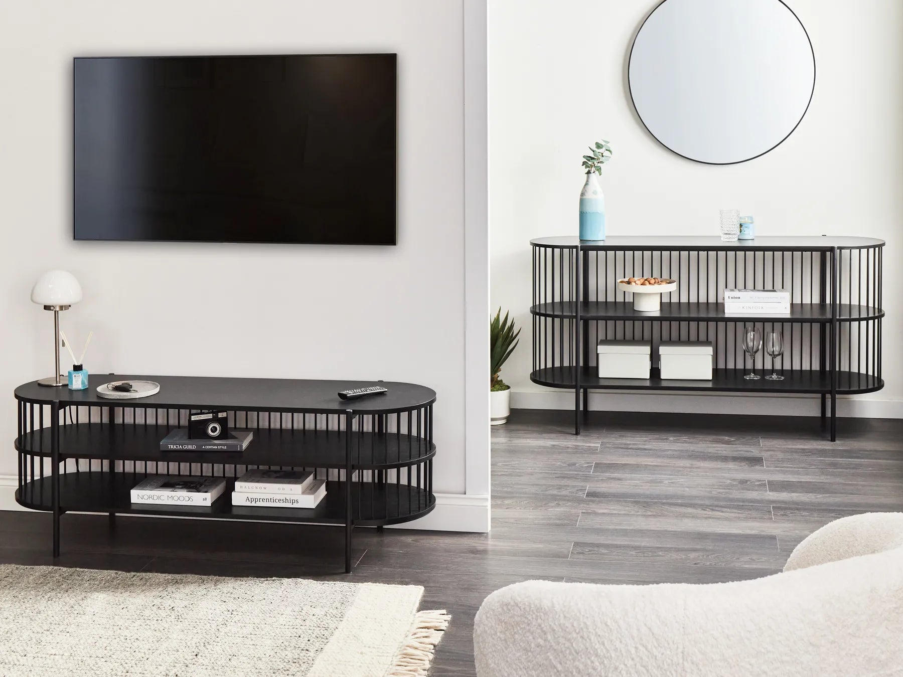 TV Stand BIRSON Black