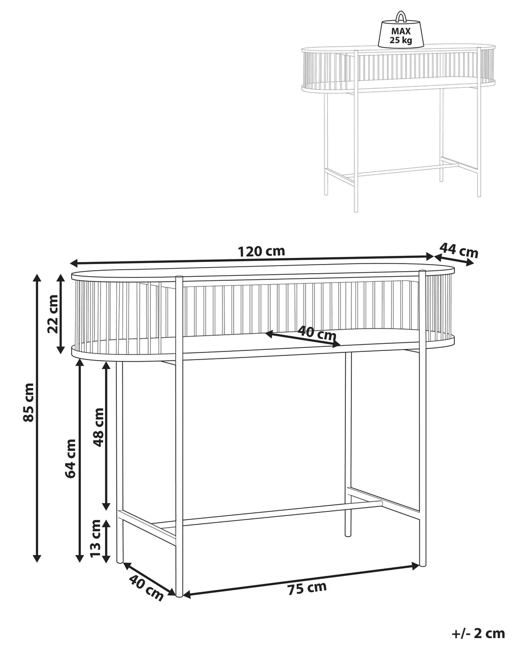 Console Table BIRSON Black