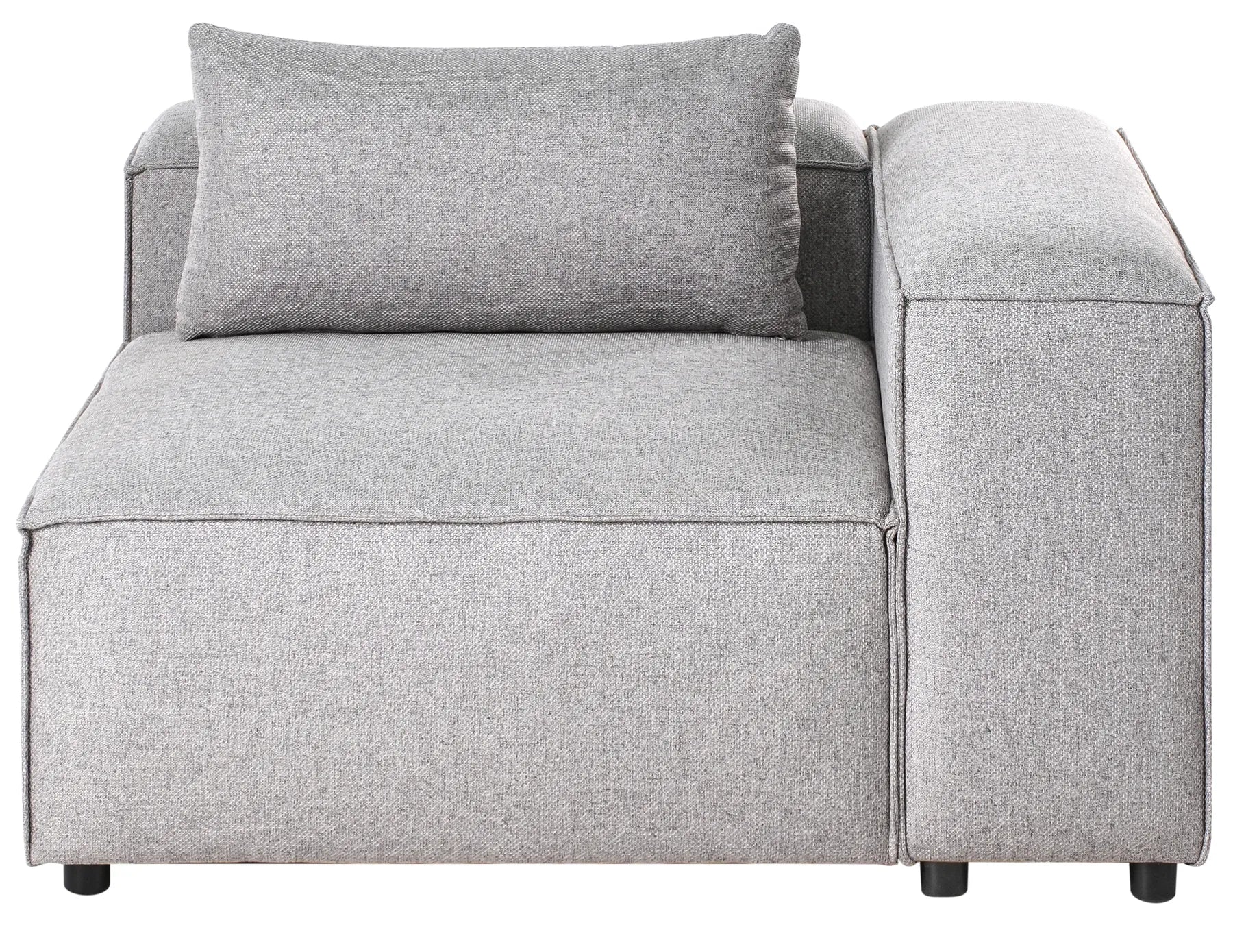 Corner Seat BRANDE Grey Symmetrical