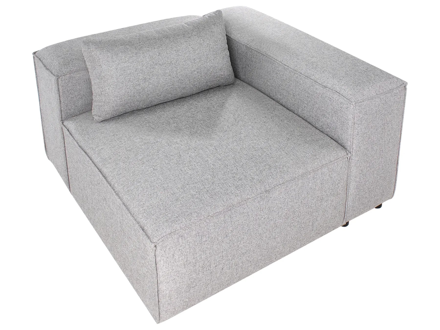 Corner Seat BRANDE Grey Symmetrical