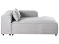 Left-Hand Chaise Lounge BRANDE Grey
