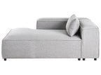 Right-Hand Chaise Lounge BRANDE Grey