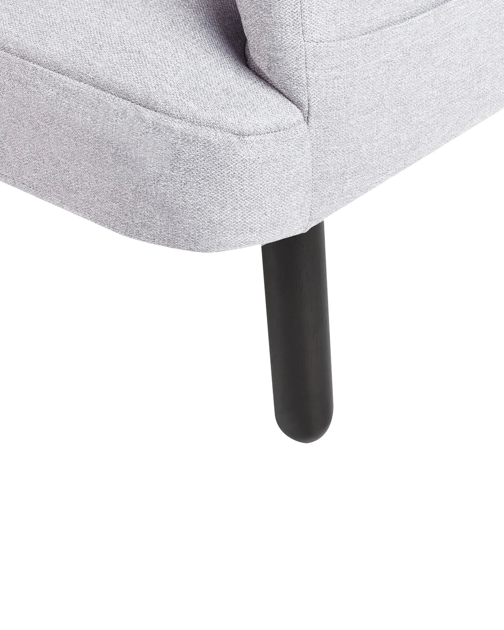 Recliner Chair OLAND with Footstool Fabric Grey