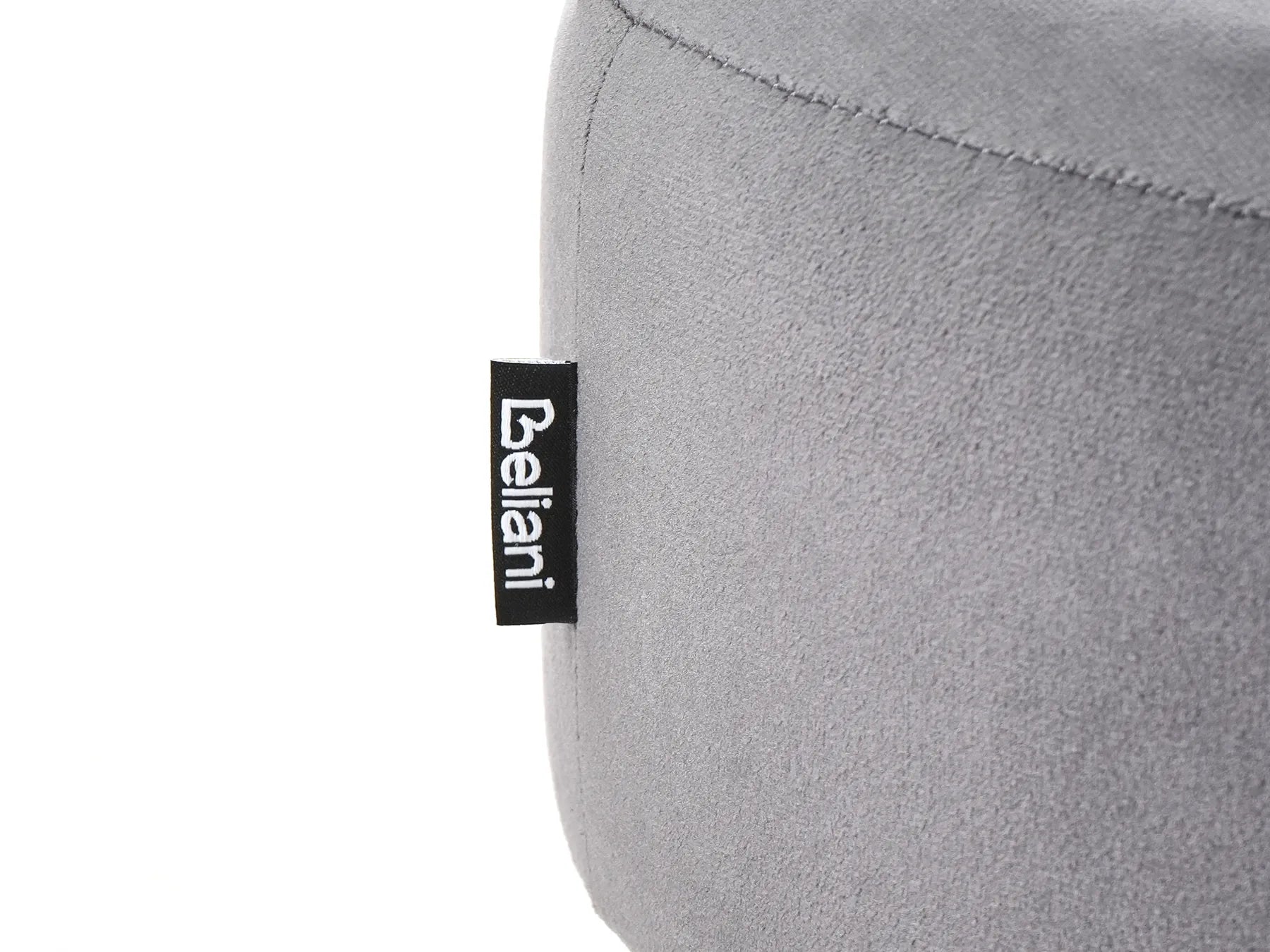 Footstool DELCO Velvet Grey