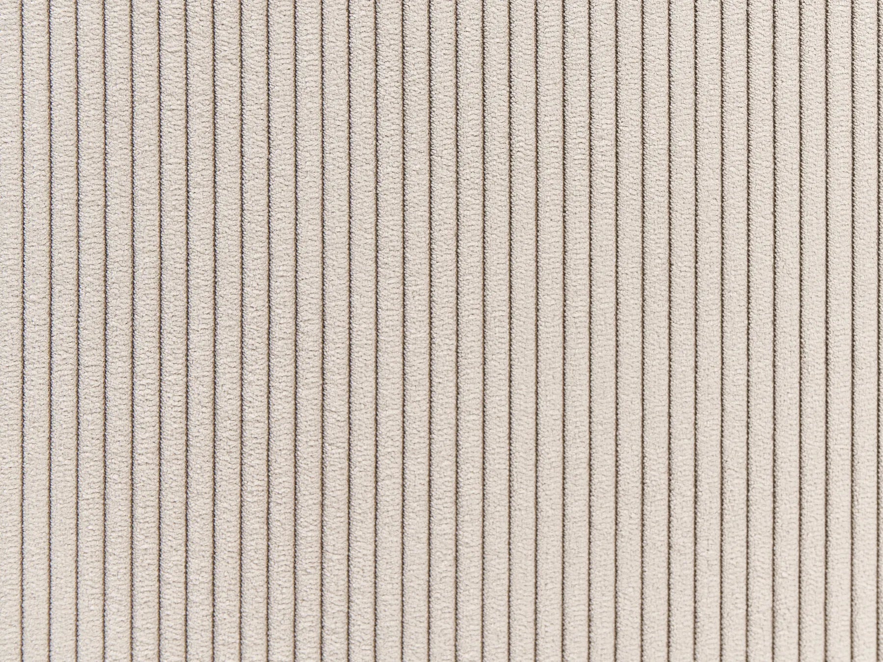 Corner Sofa 2 Seater BREDA Corduroy Beige Right Hand