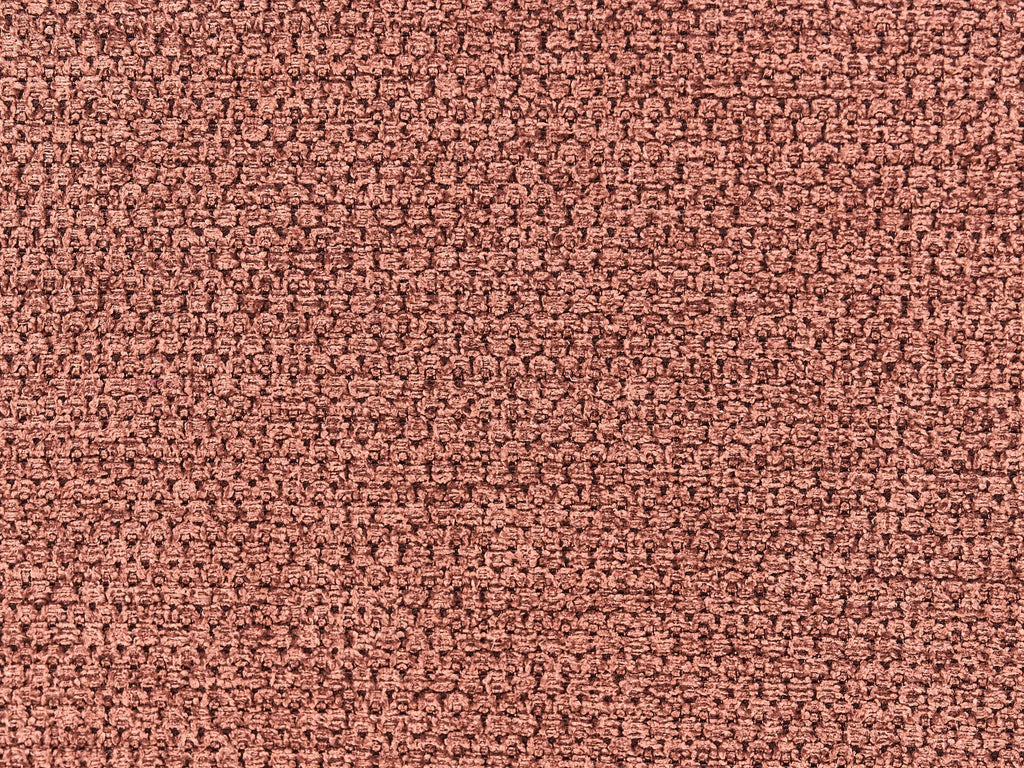 Chaise Longue SAVASSE Faux Linen Light Red