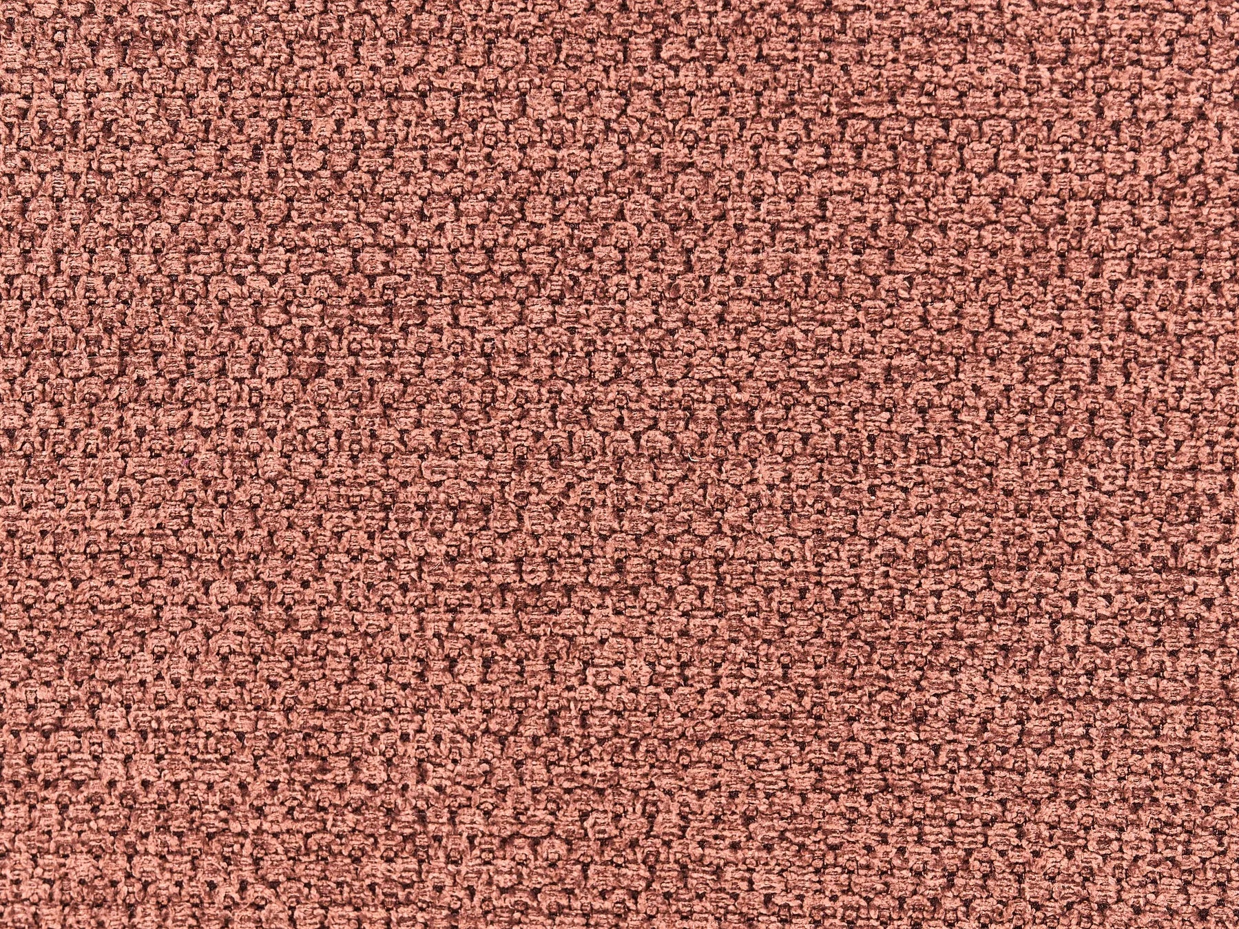 Chaise Longue SAVASSE Faux Linen Light Red