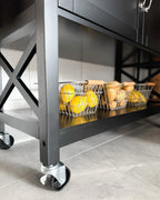 Kitchen Trolley MELE Black