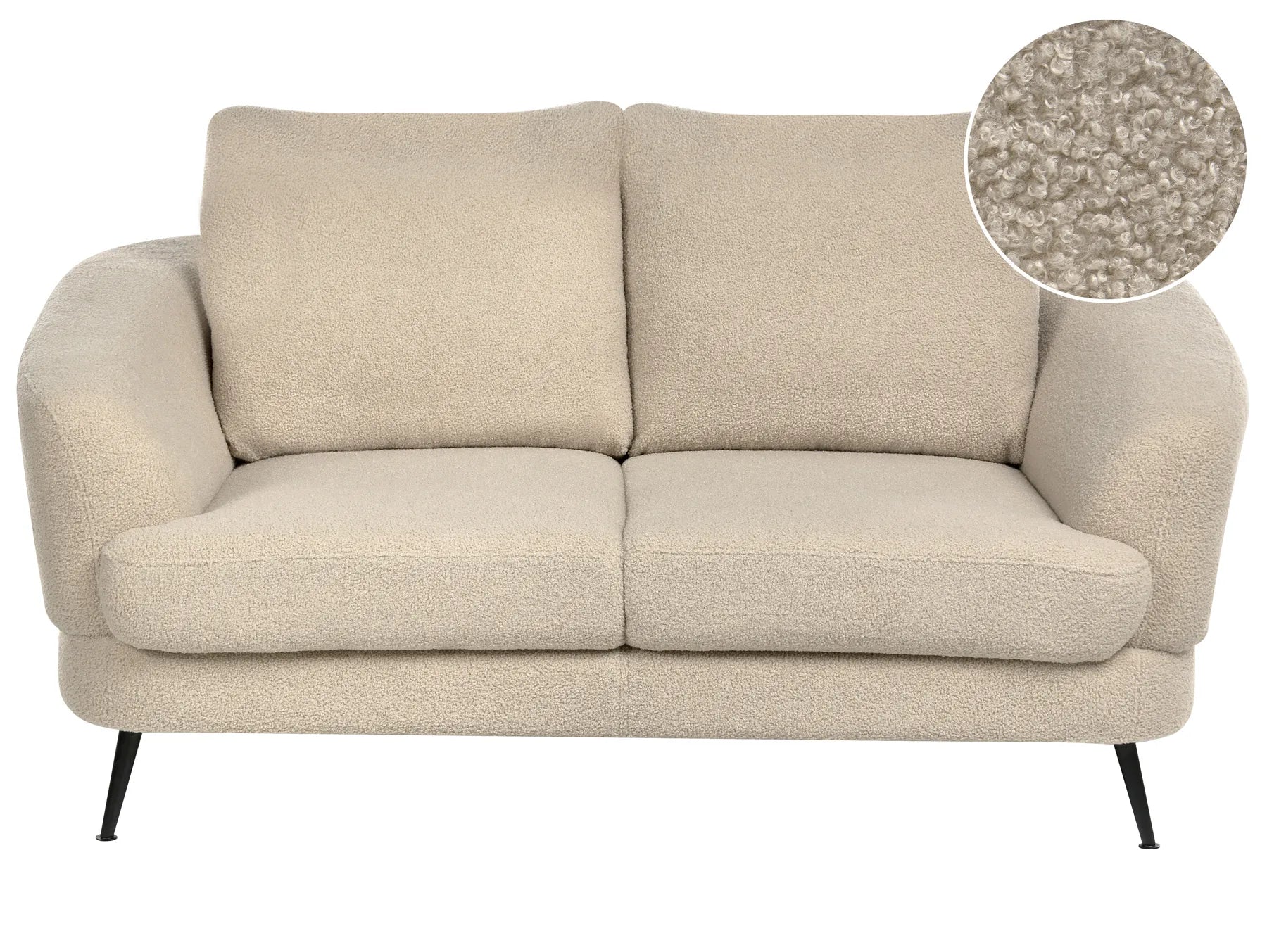 Sofa 2 Seater KJAER Boucle Light Beige