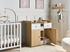 Changing Table Dresser DELISLE Light Brown