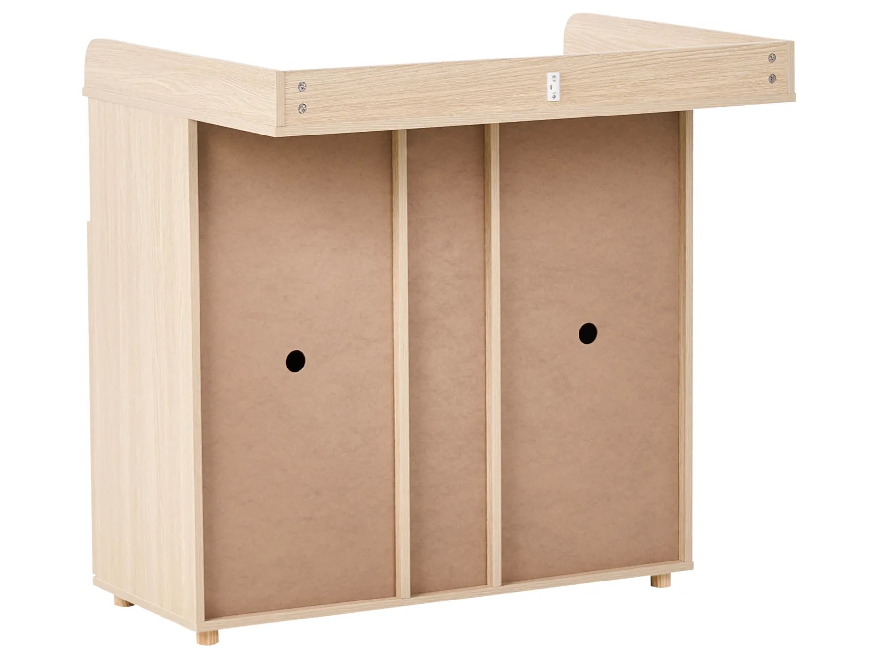 Changing Table Dresser DELISLE Light Brown