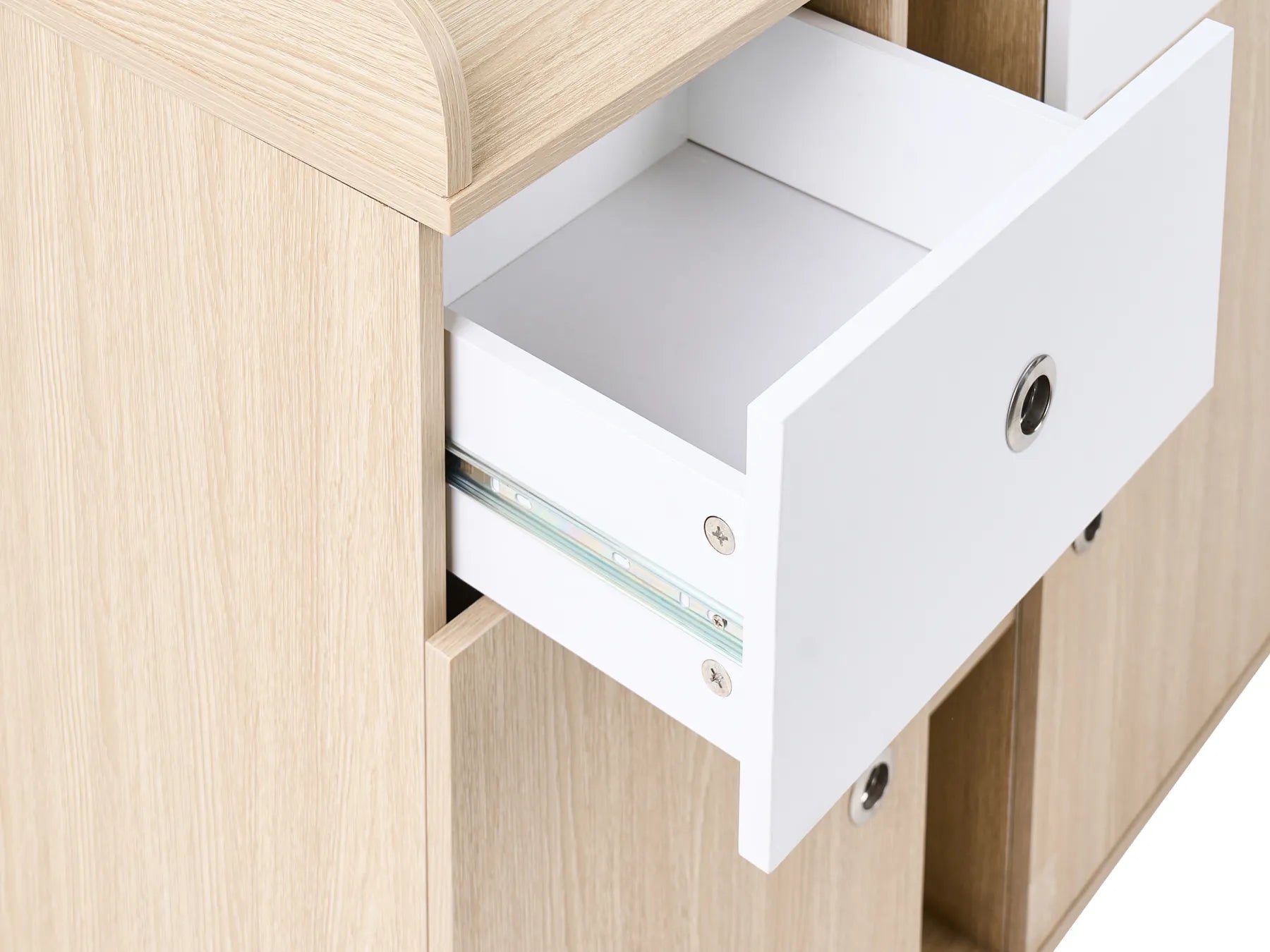 Changing Table Dresser DELISLE Light Brown