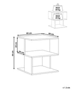 Bedside Table BAEUVAL White