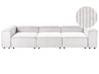 Modular Sofa 3 Seater ARDAL Corduroy Off-White