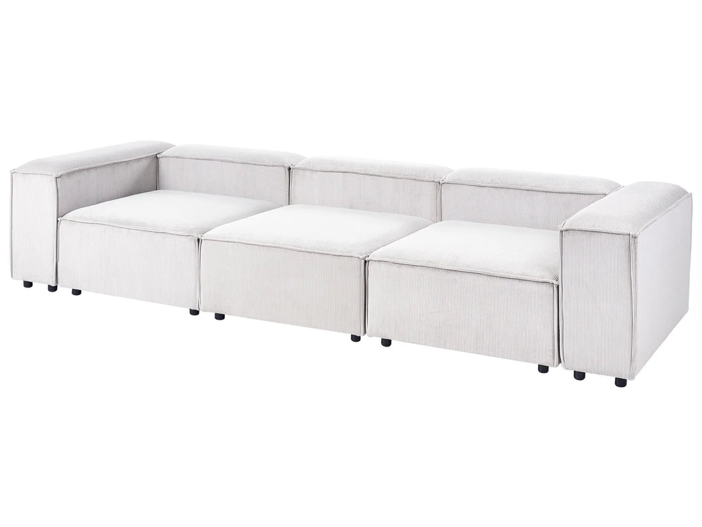 Modular Sofa 3 Seater ARDAL Corduroy Off-White