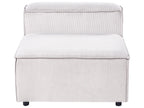 Modular Sofa 3 Seater ARDAL Corduroy Off-White