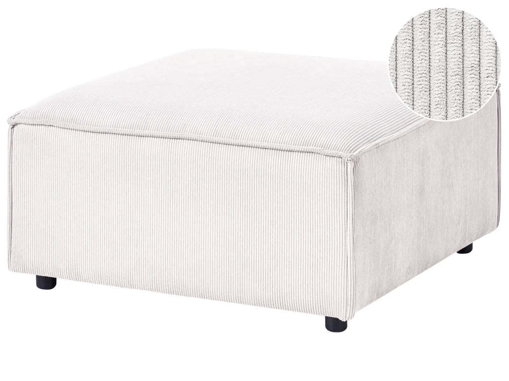 Ottoman ARDAL Corduroy Off-White