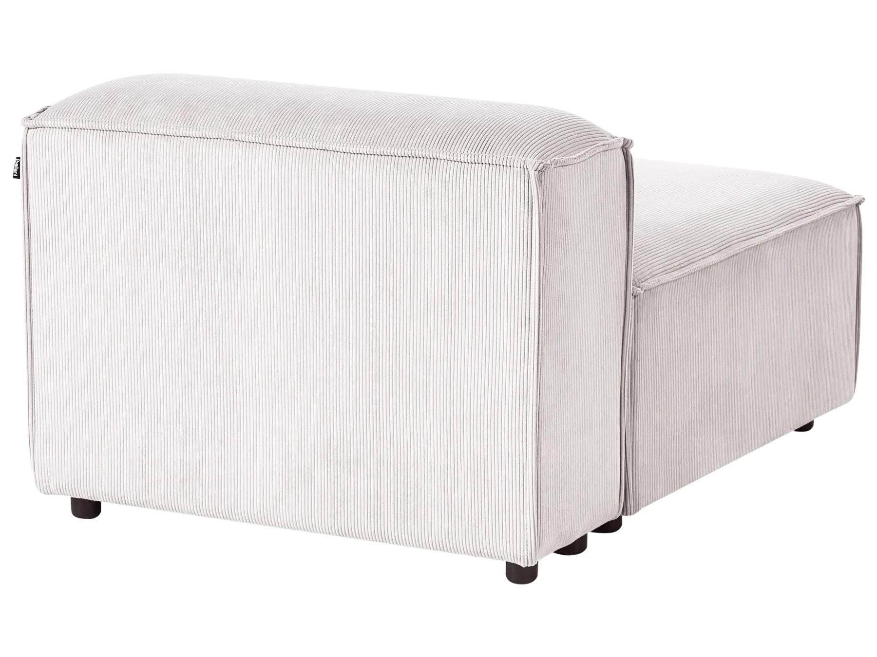 Modular Corner Sofa 3 Seater ARDAL Corduroy Off-White Left Hand