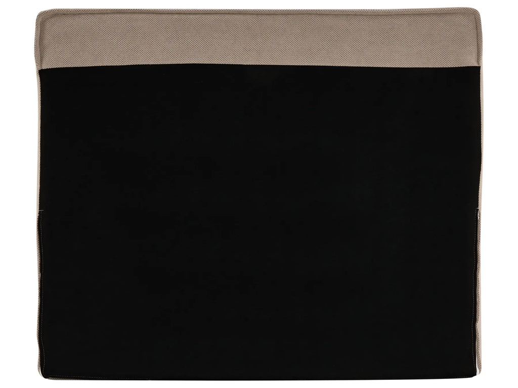 Corner Sofa KOLDING Fabric Taupe with Ottoman Left Hand