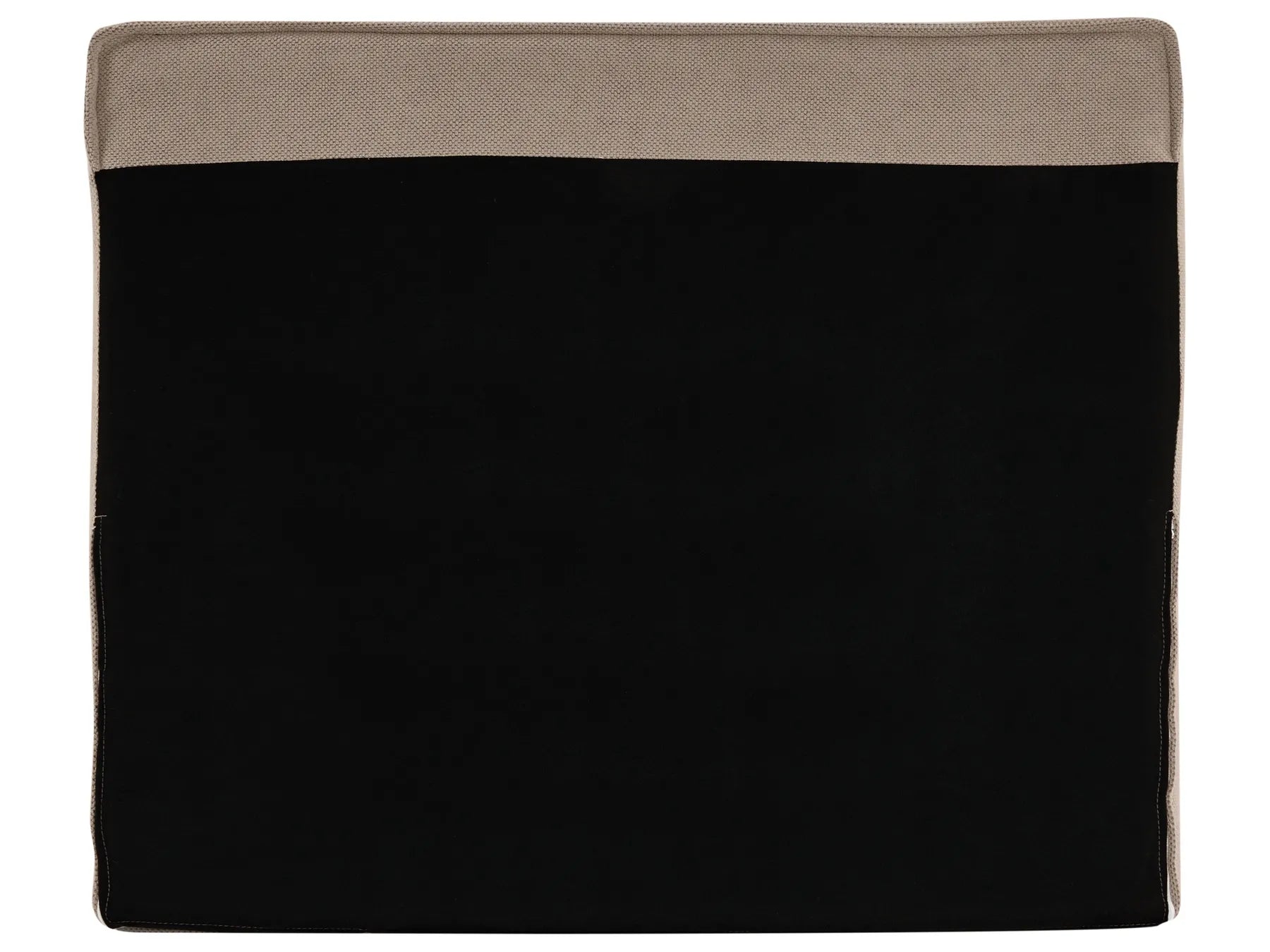 Corner Sofa KOLDING Fabric Taupe with Ottoman Left Hand