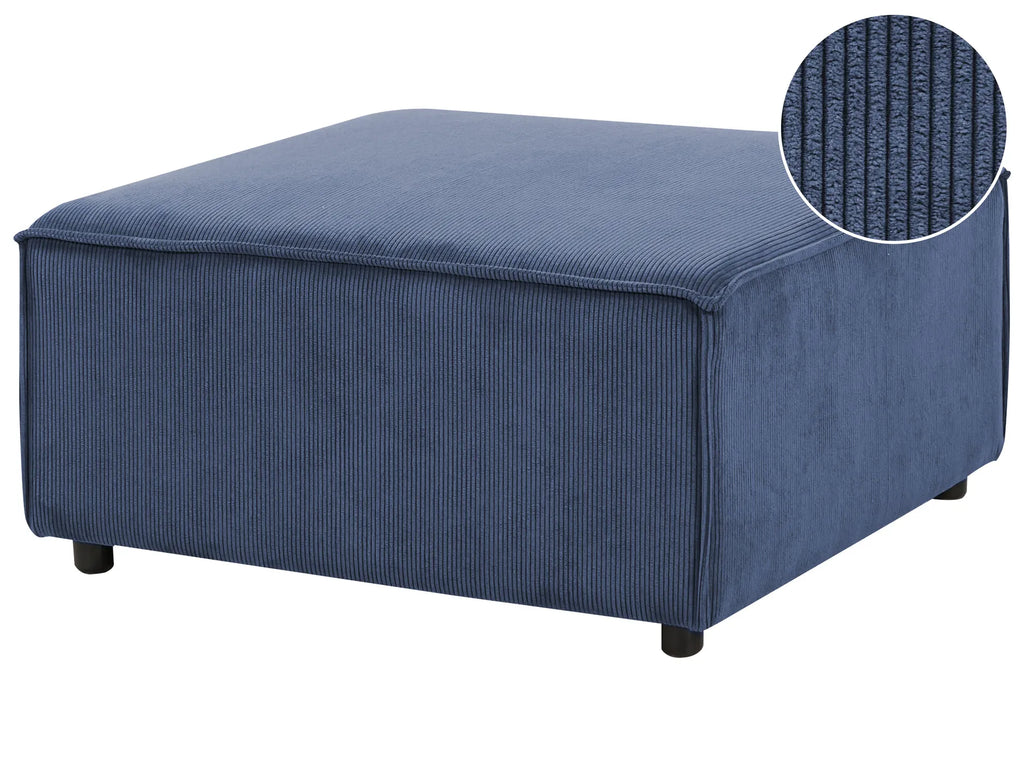 Ottoman ARDAL Corduroy Dark Blue
