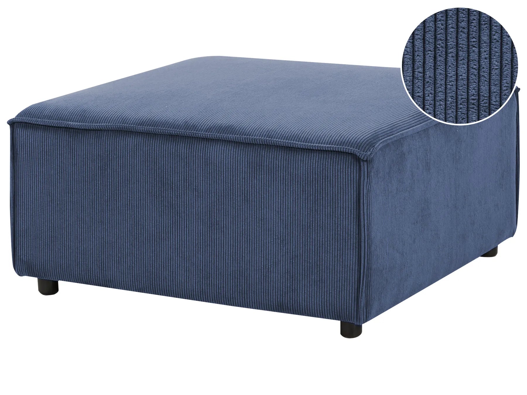 Ottoman ARDAL Corduroy Dark Blue