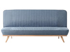 Sofa Bed 2 Seater KALFAFEL Fabric Blue