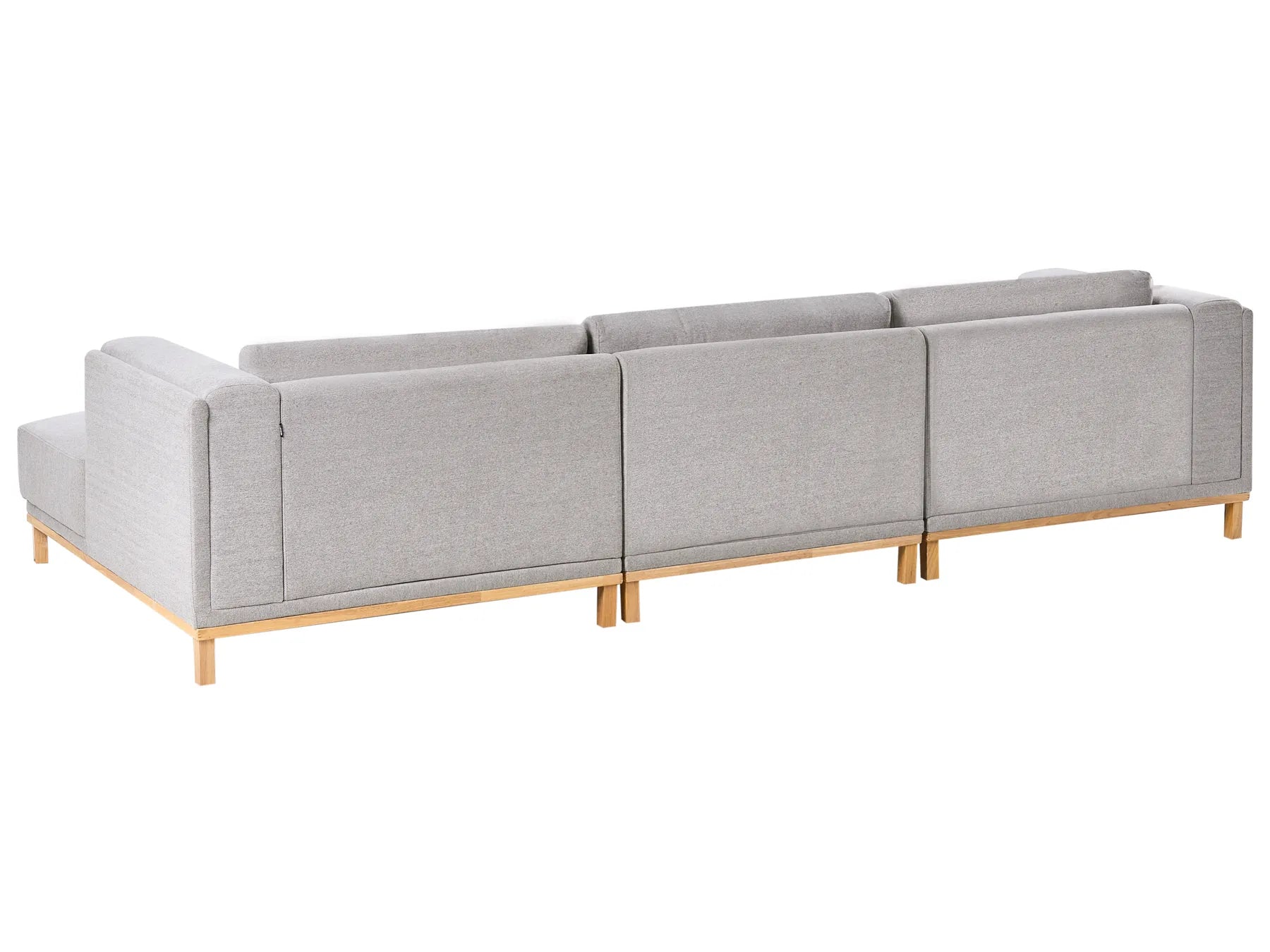 Corner Sofa 5 Seater VENG Fabric Grey Left Hand