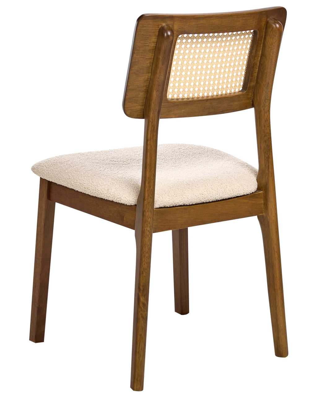 Set of 2 Dining Chairs Wood Brown