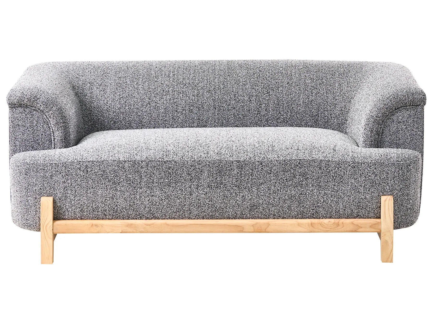 Sofa 2 Seater ALNOR Fabric Dark Grey