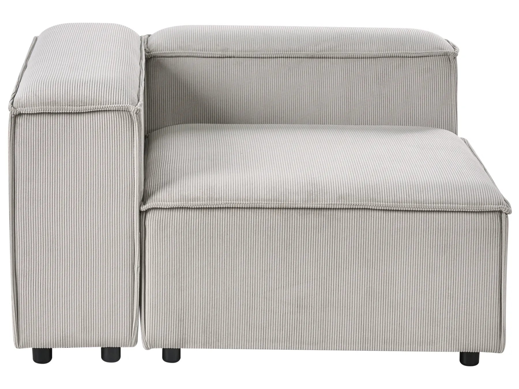 Corner Seat ARDAL Corduroy Taupe Right Hand