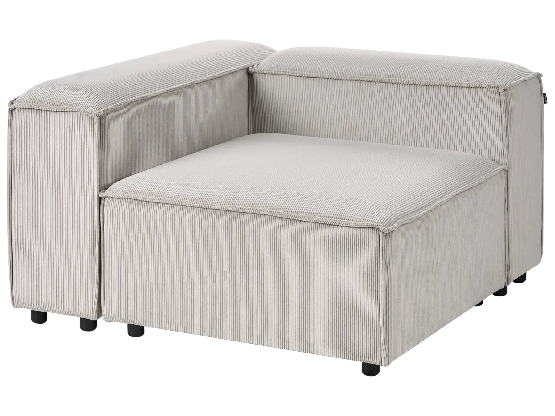 Corner Seat ARDAL Corduroy Taupe Right Hand