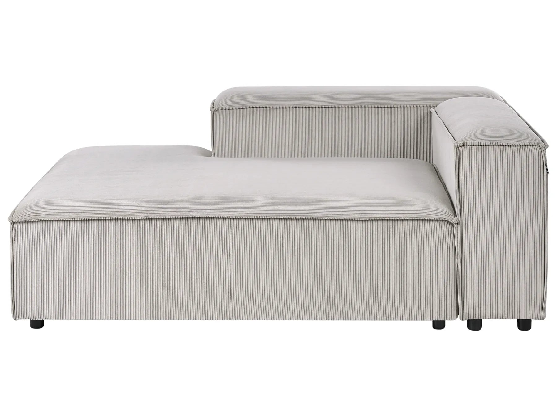 Modular Corner Sofa 4 Seater ARDAL Corduroy Taupe Right Hand