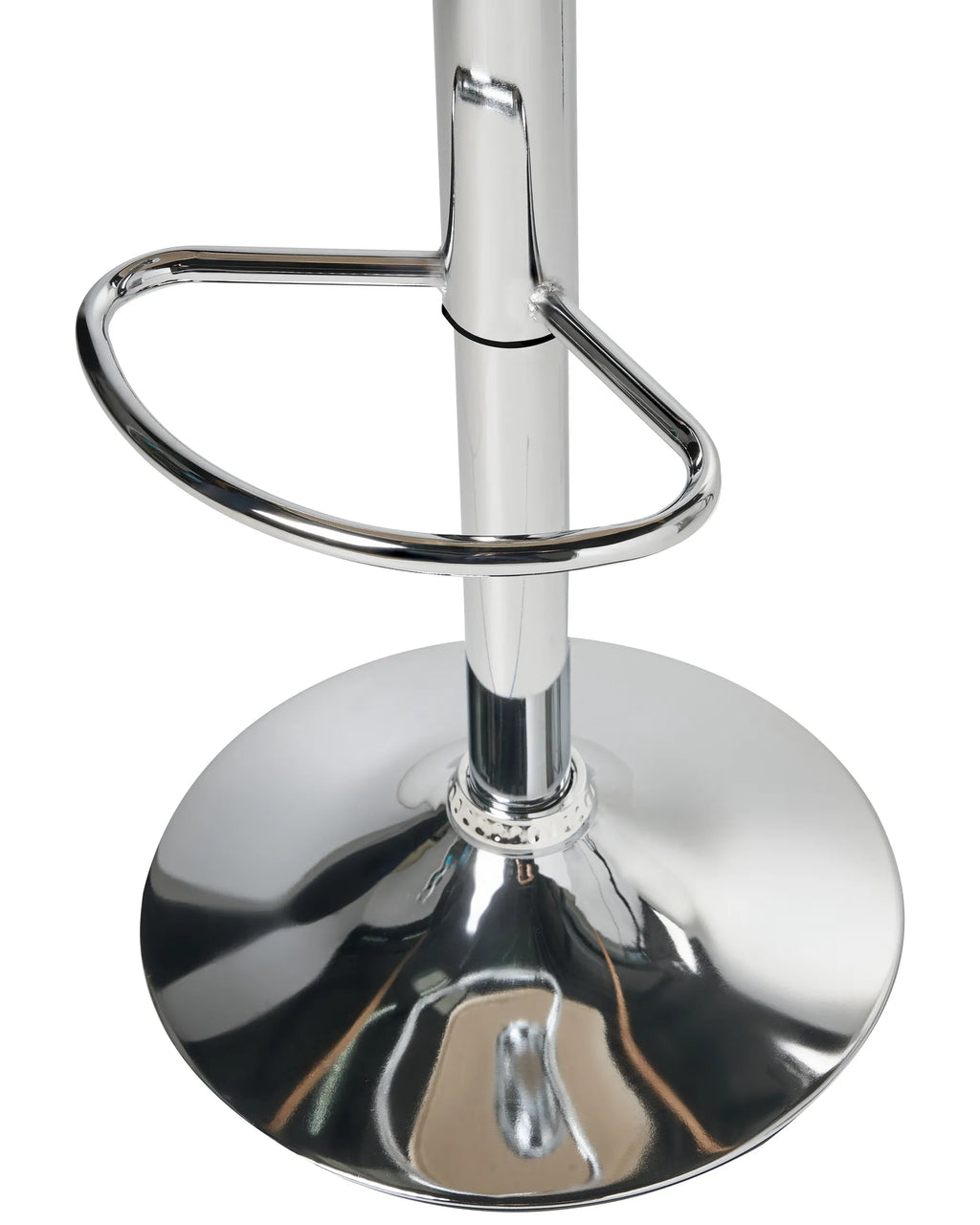 Set of 2 Bar Stools LUCCA Fabric Swivel Light Blue