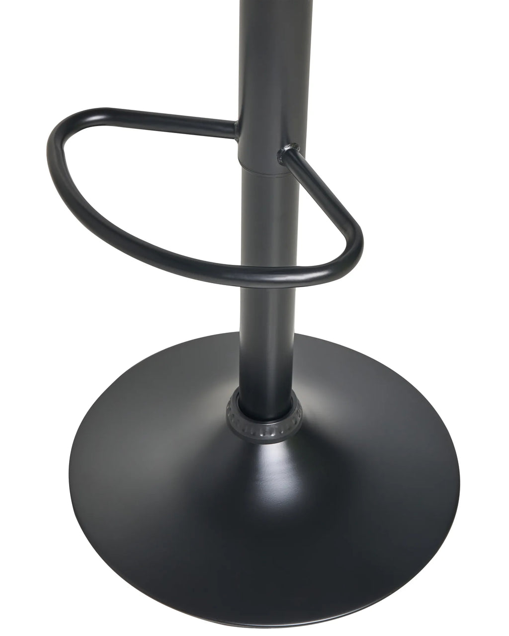 Set of 2 Bar Stools MEDULIN Fabric Swivel Light Grey