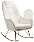 Rocking Chair GULSELE Boucle Off-White