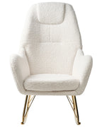 Rocking Chair GULSELE Boucle Off-White