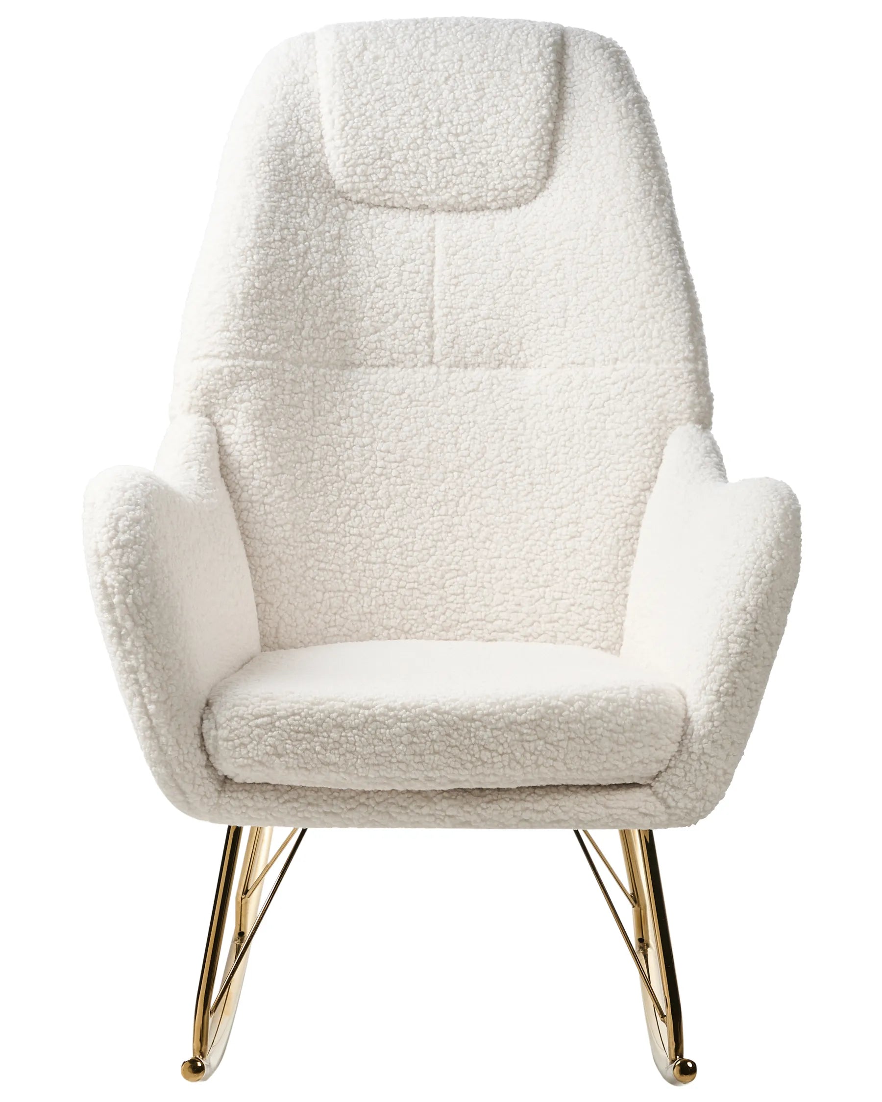 Rocking Chair GULSELE Boucle Off-White