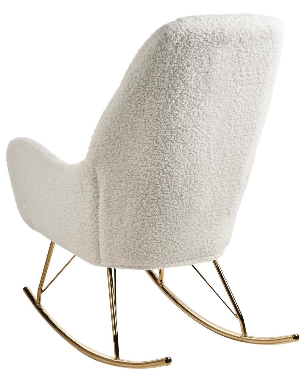 Rocking Chair GULSELE Boucle Off-White