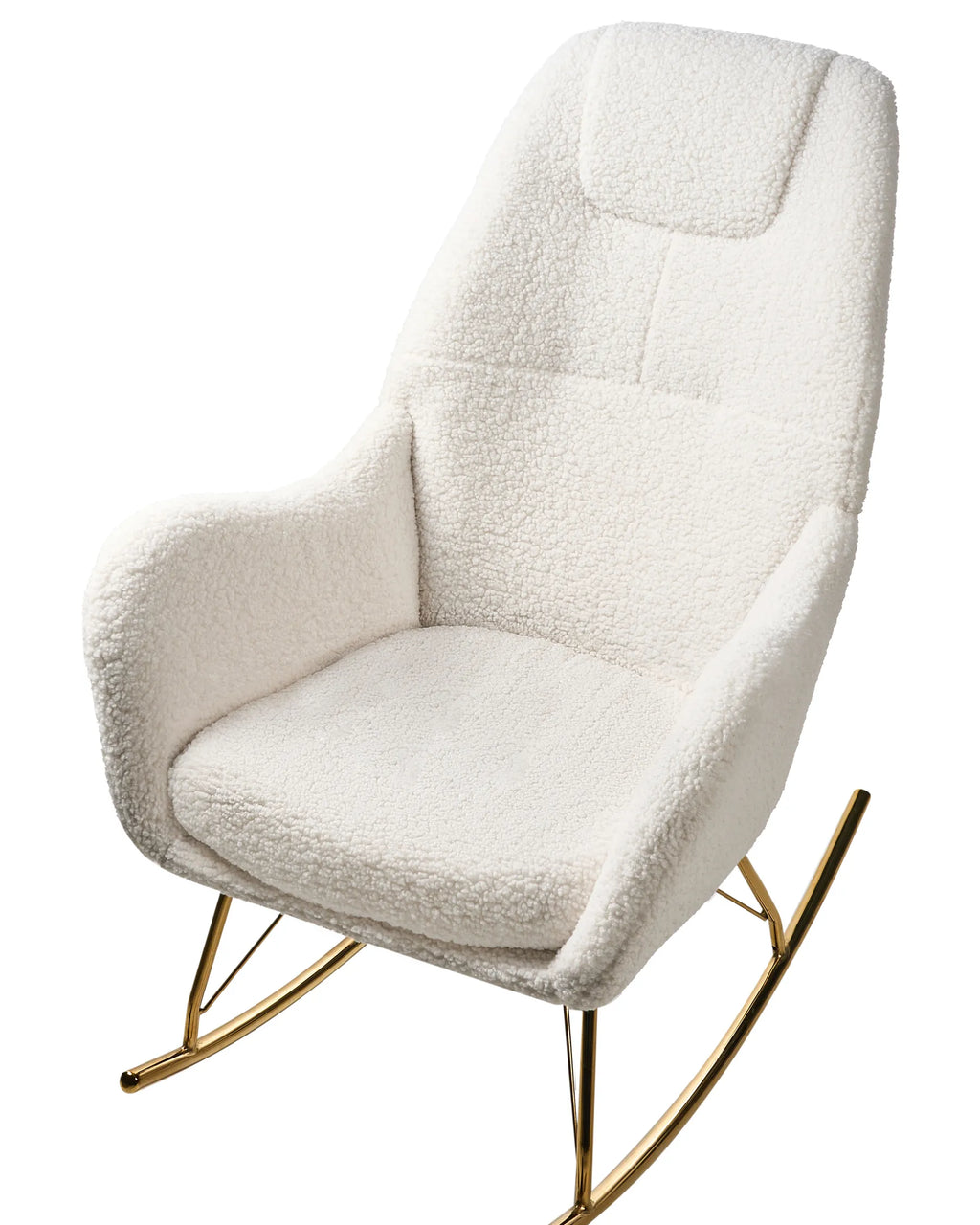 Rocking Chair GULSELE Boucle Off-White