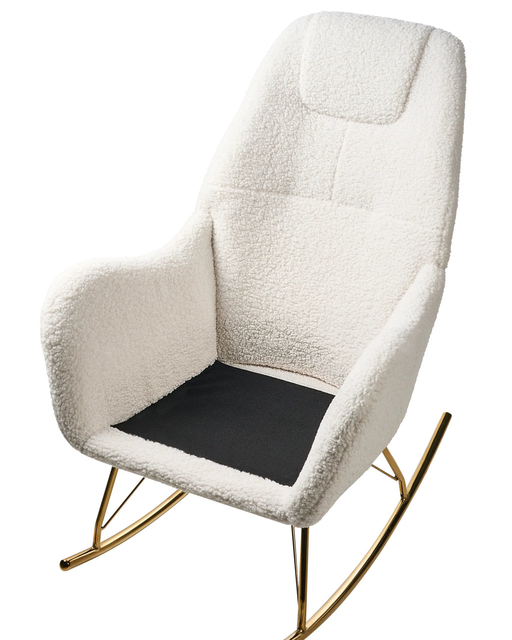 Rocking Chair GULSELE Boucle Off-White